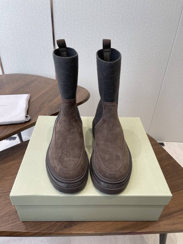 莞产Brunello Cucineli Ss25New Arrival～ 布鲁内诺库奇内利｜秋冬新款马丁靴 DDD 上脚帅气舒适 秋冬一定要有一双Bc的战靴 B
