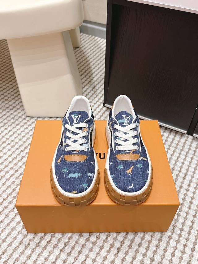 代购级 DDD Lv路易威登 驴牌 男码最新走秀款Tilted系列 厚底 休闲 运动鞋 DDD 原版购入开发 做货 26春夏男士走秀款Tilted 运动鞋 大放