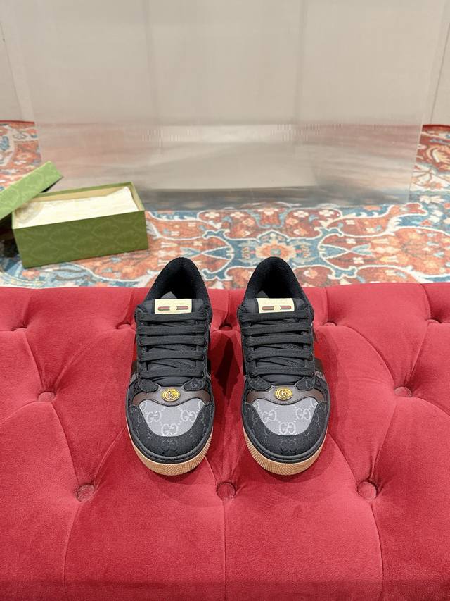 男10 DDD Gucci 代购版本 DDD Gg系列做旧小脏鞋-爆款来袭！ DDD 十转九卖必上款 DDD 现货！现货！现货！新色加推-市场终极版本！ DDD