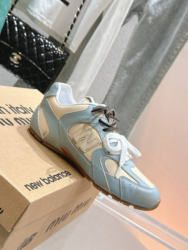 New Balance530缪缪丨纽巴伦联名款最新系列复古运动休闲鞋 DDD 原版一致擦色牛皮制作 DDD 经典时尚混搭双色鞋带設計 DDD 原版开模橡胶防滑耐