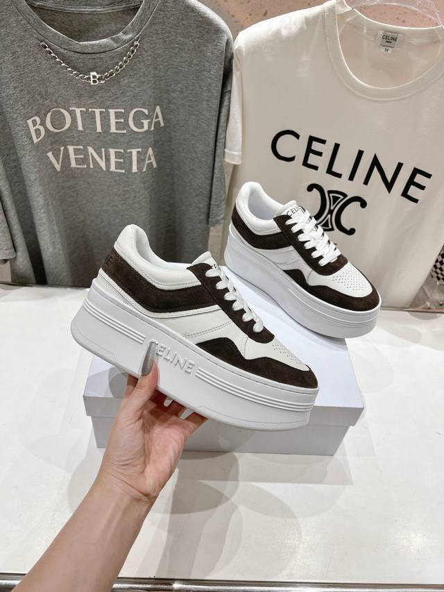 顶级品质 DDD 赛琳新款徽标系带休闲运动鞋 DDD 鞋面牛皮拼接牛反绒 DDD 原版舒适网布内里 DDD 原版1:1开模大底 DDD 码数35-40 [40