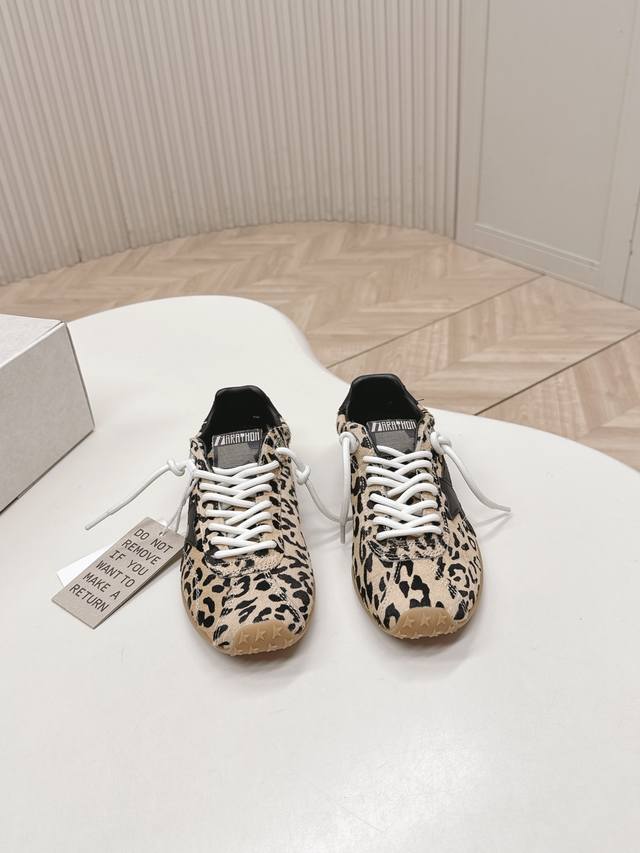 高版本情侣款 DDD Ggdb Golden Goose F028 2025Ss马拉松系列暴走鞋平底阿甘鞋德训鞋休闲鞋 DDD Marathon Speed-7