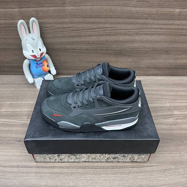 顶级版本Nigel Sylvester X Jordan Air Jordan 4 Rm Sp “Anthracite” 舒适百搭 低帮 复古篮球鞋男女同款！