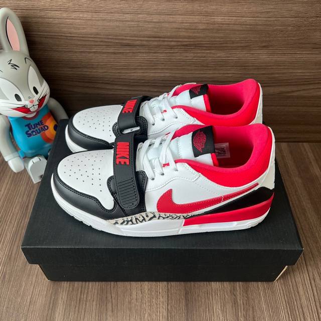 顶级版本Jordan Legacy 312 Cny Year Of The Rabbit 减震耐磨防滑低帮复古篮球鞋黑白红。 DDD 码数：36-47 含半码