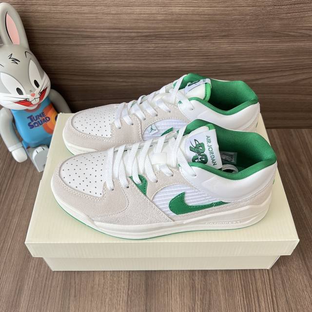 顶级版本Jordan Stadium 90“White Green 耐磨透气低帮运动休闲鞋男女同款白绿。 DDD 码数：36-45 含半码 DDD 编码: Dx