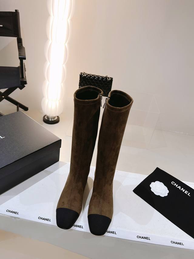 34-42 34 40 41 42定制不退换 DDD 弹力皮面长靴 DDD 小香奶奶C家新款秋冬百搭靴，简单才是最高级的美 DDD 香港购入正品1:1开发，鞋型