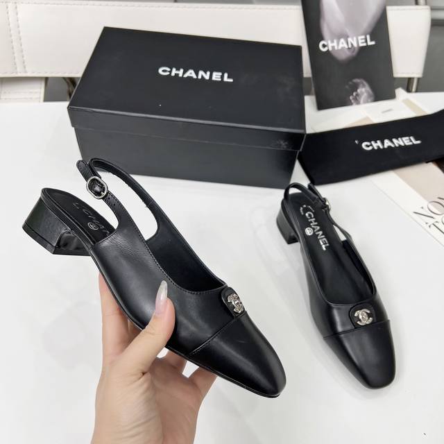 码数35-41 40 41定做不退换 DDD 高版本小香奶奶家凉鞋Chane*大爆款！小香2025A官网香奈儿早春凉鞋跳舞鞋系列新品乐福鞋满满的复古风 秀气的鞋