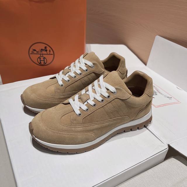 男款20 莞货 Hermes家25Ss秋冬新品！经典靴型+英伦拼色设计，进口小牛皮，经典耐看！原版倒模楦型，极致1:1形体，进口高端牛皮呈现出精致质感！ DDD