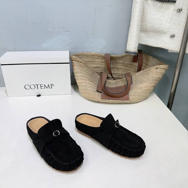 高品质出厂 ！小众潮牌Cotemp Bahati Birken 巴哈提勃肯拖鞋麂皮绒面勃肯鞋 中古包头搭扣厚底半拖鞋 DDD 柔软乐福鞋整块向上的皮革由莫卡辛结