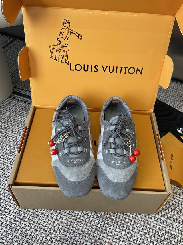 顶级版本 女款 男款 DDD 装饰60 Louis Vuitton路易威登 Sneakerina系列 芭蕾运动鞋 德训鞋 情侣款 DDD Sneakerina