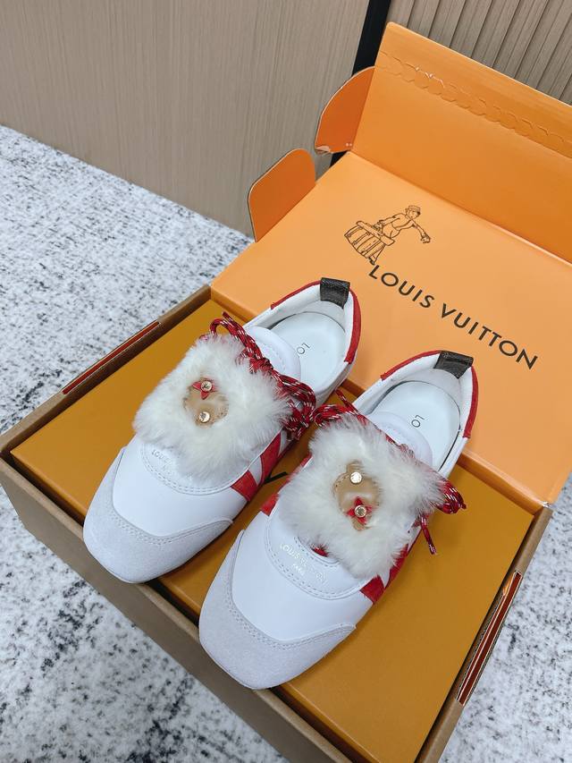 顶级版本： DDD Louis Vuitton路易威登驴牌春夏Sneakerina系列 芭蕾运动鞋 德训鞋 平底鞋 DDD 原版三对购入开发完美复刻Sneake