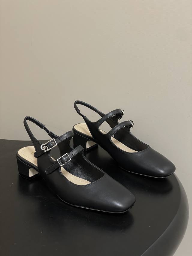 DDD 26Ss春夏新款Dior 迪奥D-Cherie露跟高跟鞋Cd五金扣两带玛丽珍鞋搭扣后空粗跟凉鞋高跟单鞋 DDD 这款Dior Cherie露跟高跟鞋以高