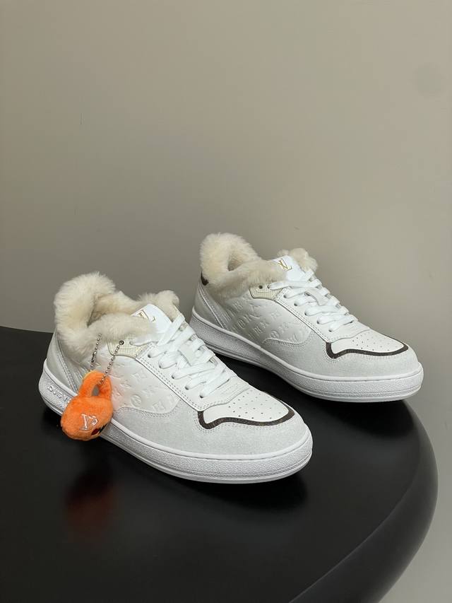 配高档飞机盒 DDD 2026春夏新款 Louis Vuitton 路易威登 Lv Stadium 运动鞋 系带羊毛里休闲鞋老花板鞋 DDD 本款Lvstadi