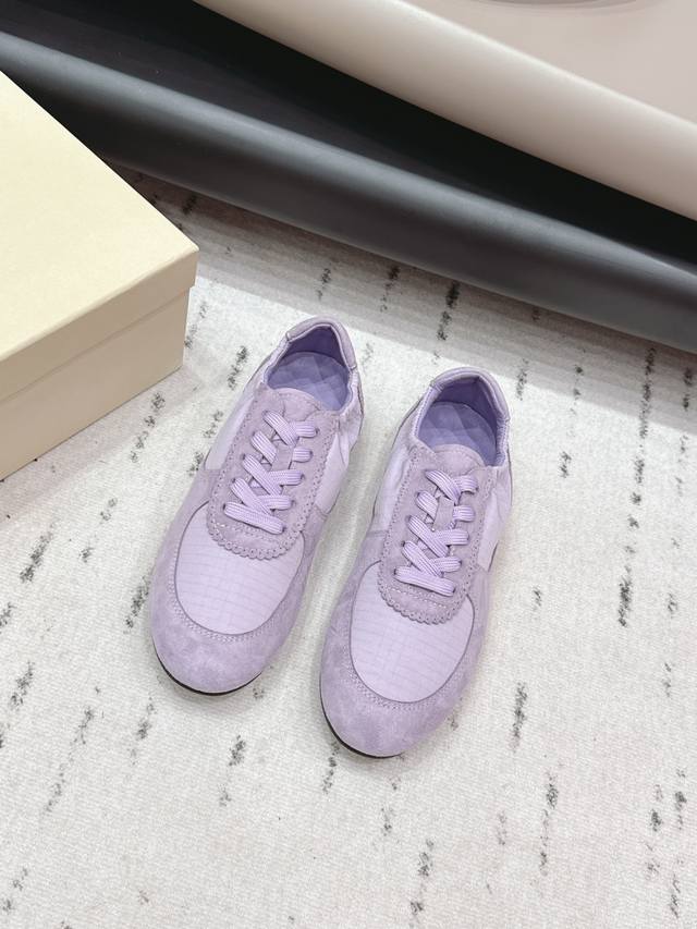 工厂P 独家顶级版本 DDD Unfolio小众26Vs早春新款休闲系列 DDD 圆头拼色休闲鞋 DDD 明星同款！刷爆小红书超级软糯糯 DDD 延续经典大头设