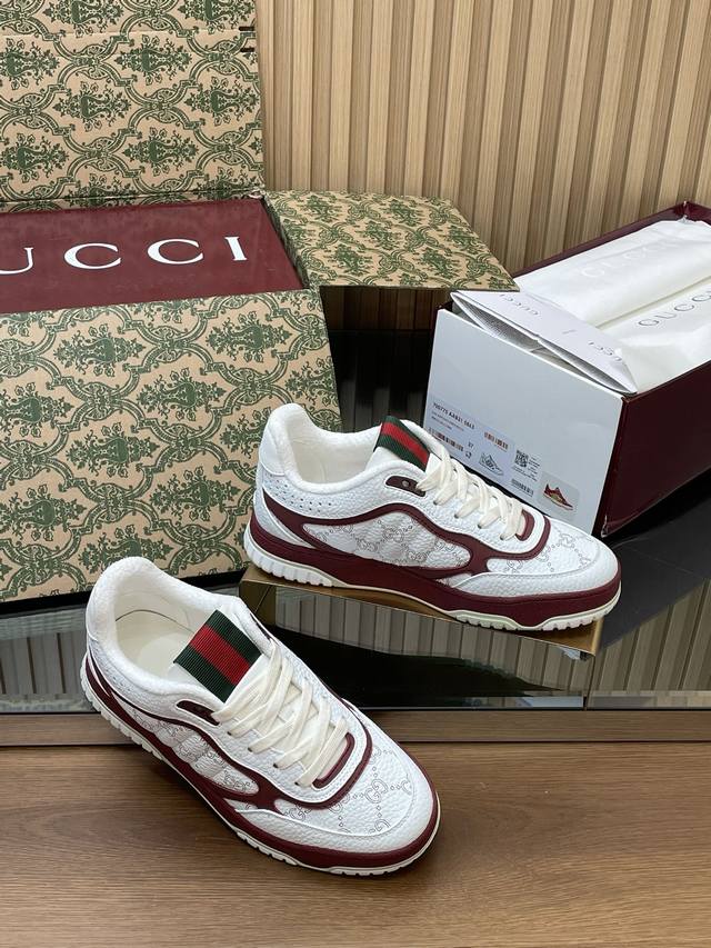 男女情侣款 Gucci Re-Web系列运动鞋 男+10顶级代购级别 DDD 古奇2026S早春新款 新色情侣款Re-Web系列休闲运动鞋 DDD 这个系列焕新