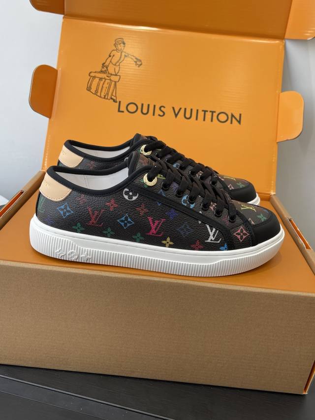 Louis Vuiton 路易威登 最新款 Lagoon系列丹宁牛仔布 压花 帆布鞋 滑板鞋 休闲鞋 DDD 原版购入开发做货 整双鞋子采购Zp开发打造 全部定