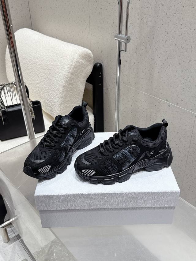 顶级版 网里 毛里 DDD 2025 迪奥 Dior Chrono 新款休闲运动鞋跑鞋老爹鞋 真的酷毙了，未来感十足原版完美复刻！全对版材质 模具！！ DDD
