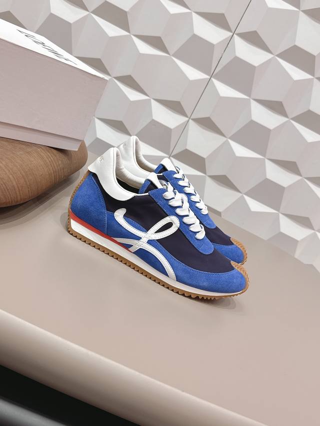 出厂: 情侣 独家顶级版本 长期做货 DDD Loewe罗意威德2026Vs四季经典情侣德训休闲系列 DDD 情侣拼色德训鞋 DDD 全网最快购入原版开发，穿几