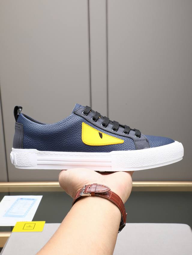 跑量 Fd 芬家小怪兽男士人气爆款专柜新款 原厂配置、意大利进进口水染牛皮透气舒适 羊里夏季必备 鞋底：原厂特供原版底超级舒适，原厂跟单货 码数 38-44 4