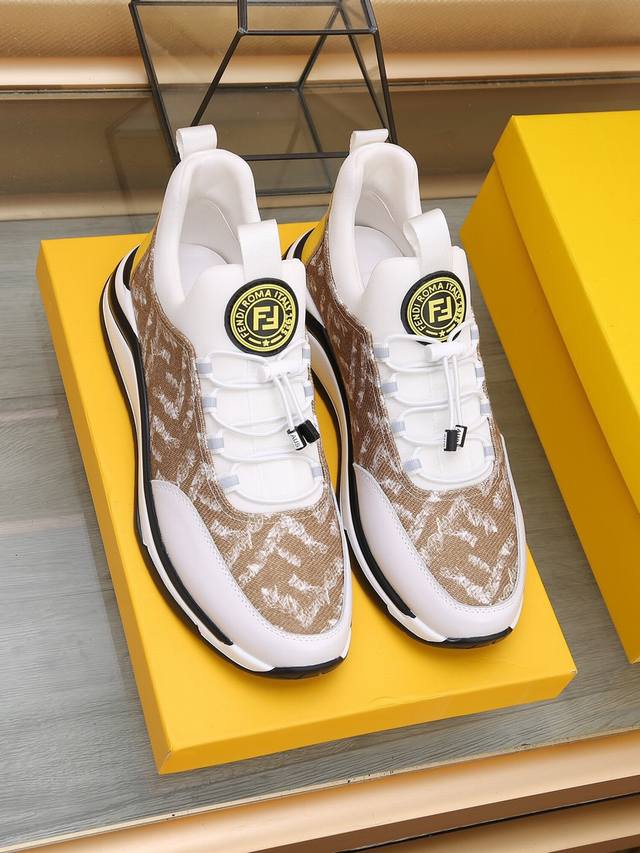 工厂P价 Fendi 芬迪小怪兽 男士休闲鞋最新元素潮爆全球，官网火爆热卖，最新休闲鞋，原版版本，面料采用原版透气布羊皮内里，原版防滑大底，舒适以质量说话，颜色