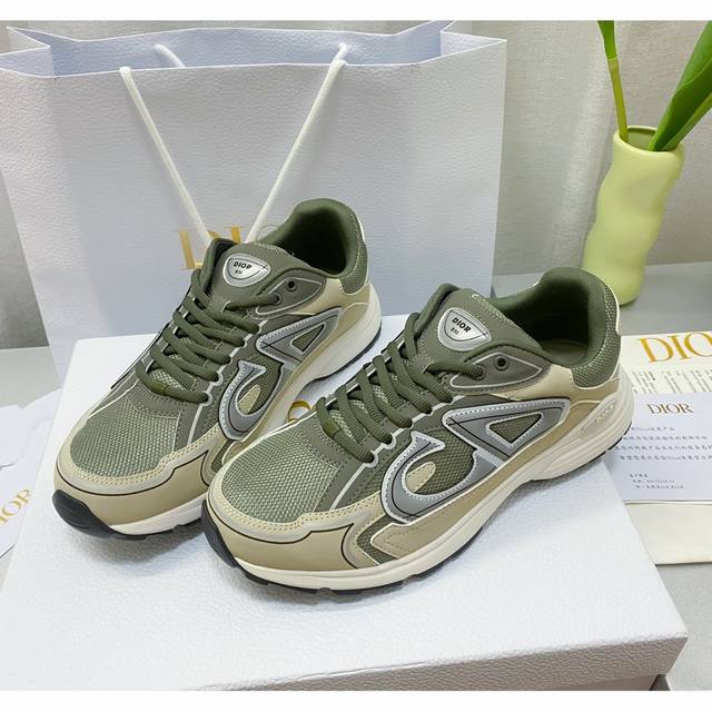 升级版 顶级品质 情侣款 P Dior 迪奥22最新款B30系列 情侣款 反光老爹运动鞋 官网同步上新 配色齐全 原版9030购入开发 做货 全新B30运动鞋