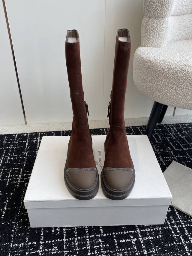 代购级 Brunello Cucineli ss24 new arrival～ 布鲁内诺库奇内利 秋冬新款 马丁靴 上脚帅气舒适 秋冬一定要有一双Bc的战靴 B