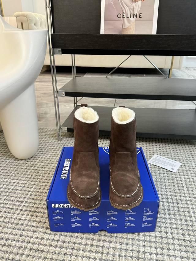 Birkenstock 勃肯24ss秋冬新款 Lahti中筒雪地靴 穿搭合集 冬季雪地靴能穿出多少种搭配 保暖实用主义穿搭博主 冬天一定不会冷到自己 脚是人体很