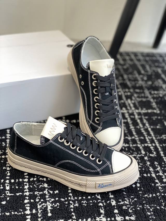 代购级 VISVIM SKAGWAY LO CANVAS 25ss帆布鞋，常规款 SKAGWAY LO 时隔多季重新回归！连着做了几 厚底和做旧，低帮的 SKA